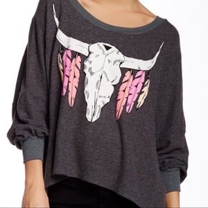 Wildfox Outlaw Nevada Longhorn Jumper Sweatshirt
